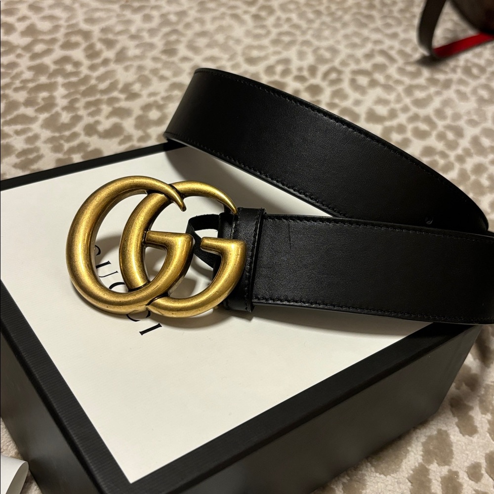 Gucci woman belt .40 GG marmont - Picture 4 of 7